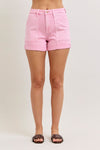 Judy Blue (NP) - Dusty Pink High Waisted Shorts - Nikki and Co Boutique