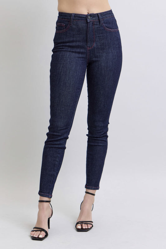 Judy Blue (NP) - High Waisted Heart Shaped Back Pocket, Skinny Jeans - Nikki and Co Boutique