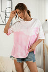 Tie - Dye Round Neck Tee Shirt - Nikki and Co Boutique