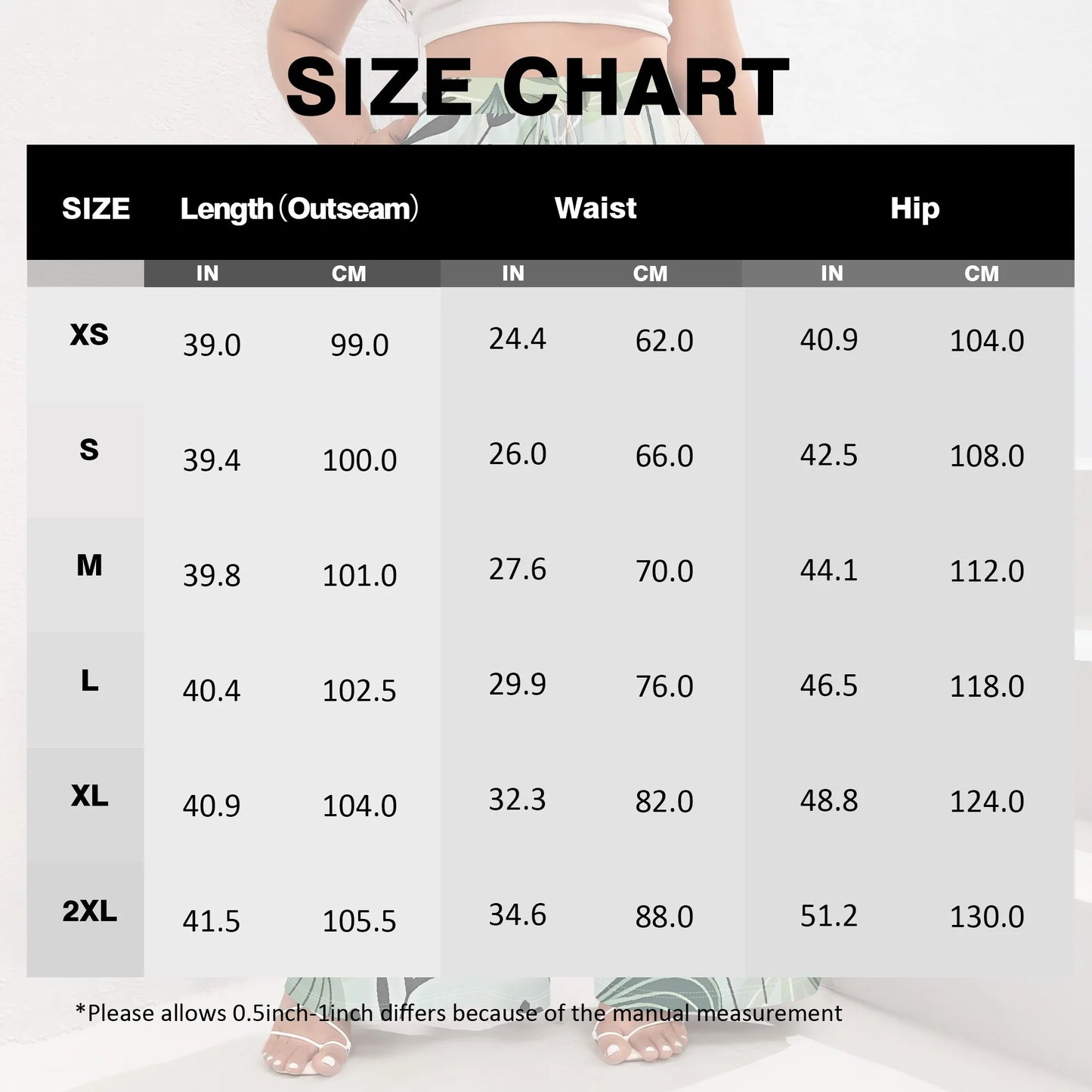 Nupusa Tropical Leaf Print Wide Leg Pants for Women Standard Size Summer Casual Drawstring Waist Trousers