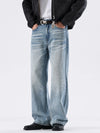 Men's Full Size Washed Wide Leg Relaxed Fit Jeans - Nikki and Co Boutique