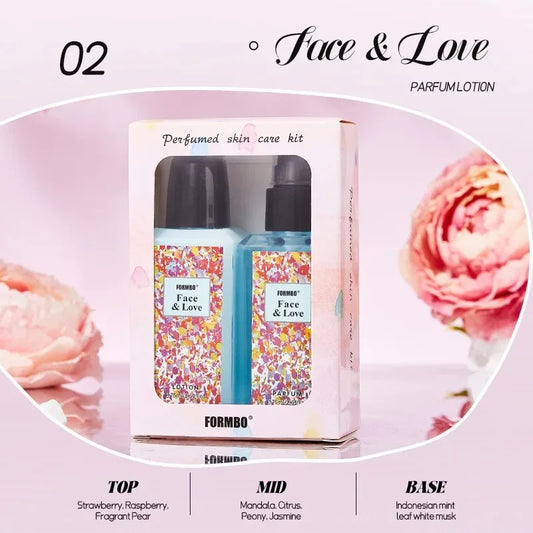 75 ml French Floral Perfume Set, Popular Long-Lasting Fresh, Light Fragrance Perfume - Skin Care Kit