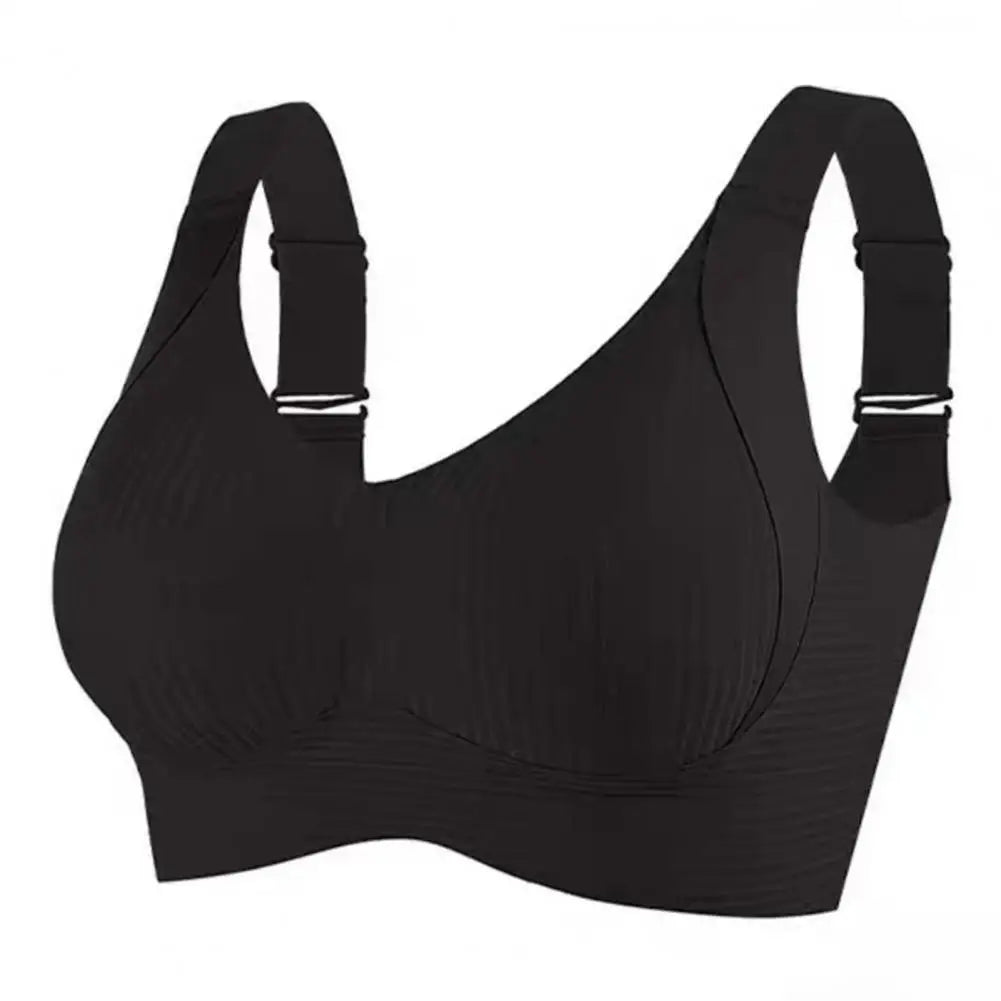 Women's Seamless Underwear, Thin Style, Large Breasts, Small Breasts, No Wires, Pull-up And Anti-sagging Large Size Bra 