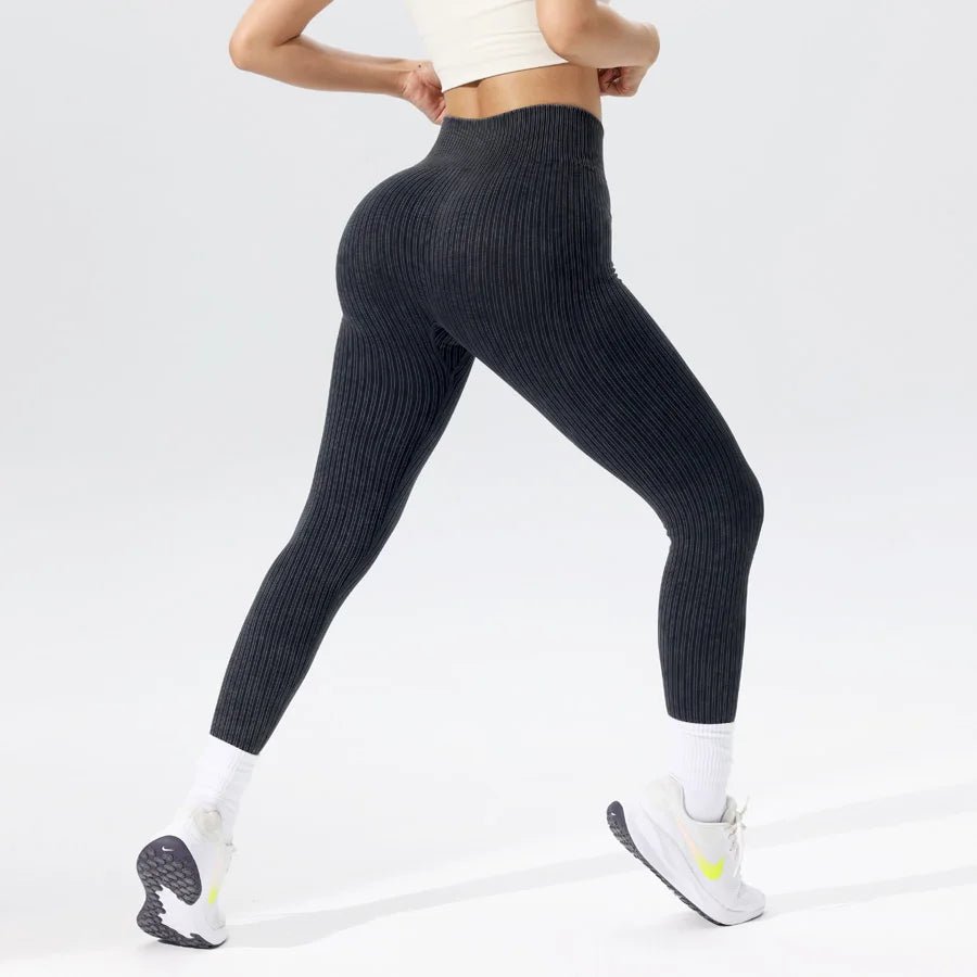 Retro Seamless Sculpting Yoga Pants Sportswear Woman Gym High Waist Trousers Women Sports Leggings Tummy Control Squat-Proof