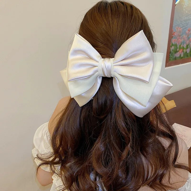 Bow Cloth Hair Clip - Nikki and Co Boutique