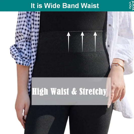 Fleece Lined Plus Size Leggings Thick for Autumn Winter