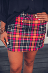 Patterned in Plaid Skort (NP) - Nikki & Co. Boutique