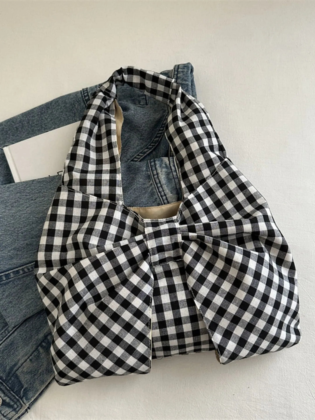 Ruched Bow Shoulder Bag - Nikki &amp; Co. Boutique