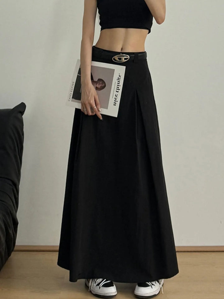 High Waist A - Line Maxi Skirt - Nikki &amp; Co. Boutique