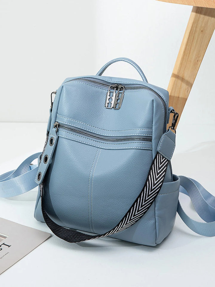 Leather Multi - Compartment Backpack Bag - Nikki &amp; Co. Boutique