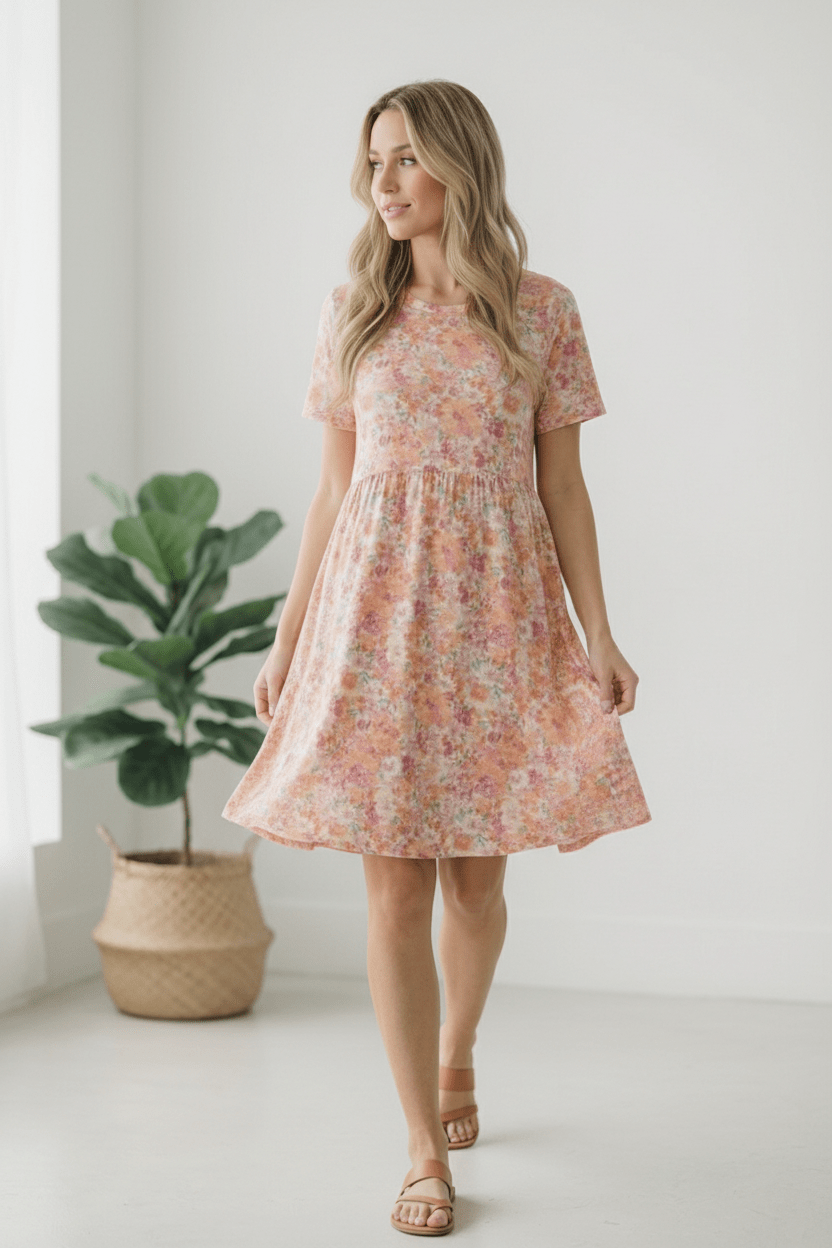 On a Lovely Afternoon Babydoll Dress | Nikki &amp; Co. Boutique