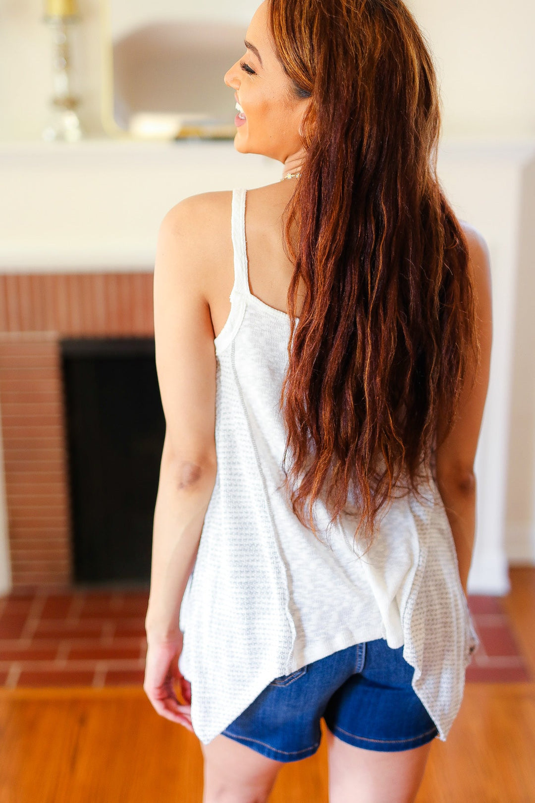 Boho Patchwork Print Halter Tank | Nikki &amp; Co. Boutique