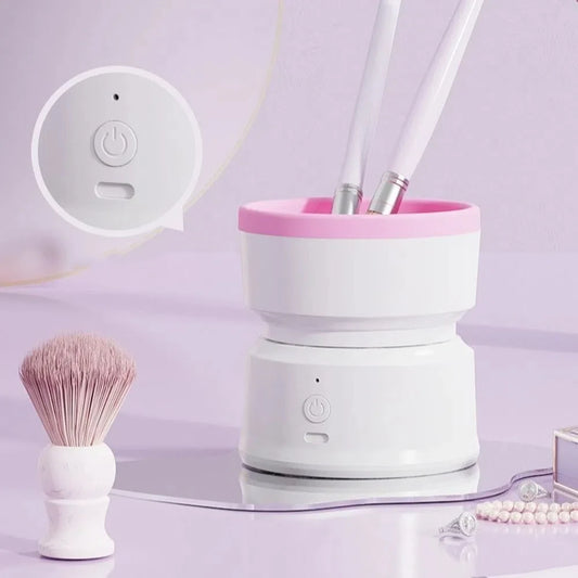 Electric Makeup Brush Cleaner Machine, USB Automatic - Lazy Cleaning Brush Tool, Quick Drying Portable Brush Scrubber Beauty Tool