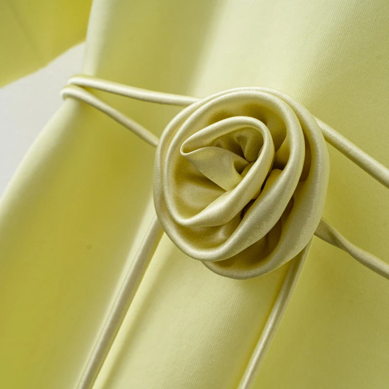 Summer Basic Yellow White Flower T shirt Top