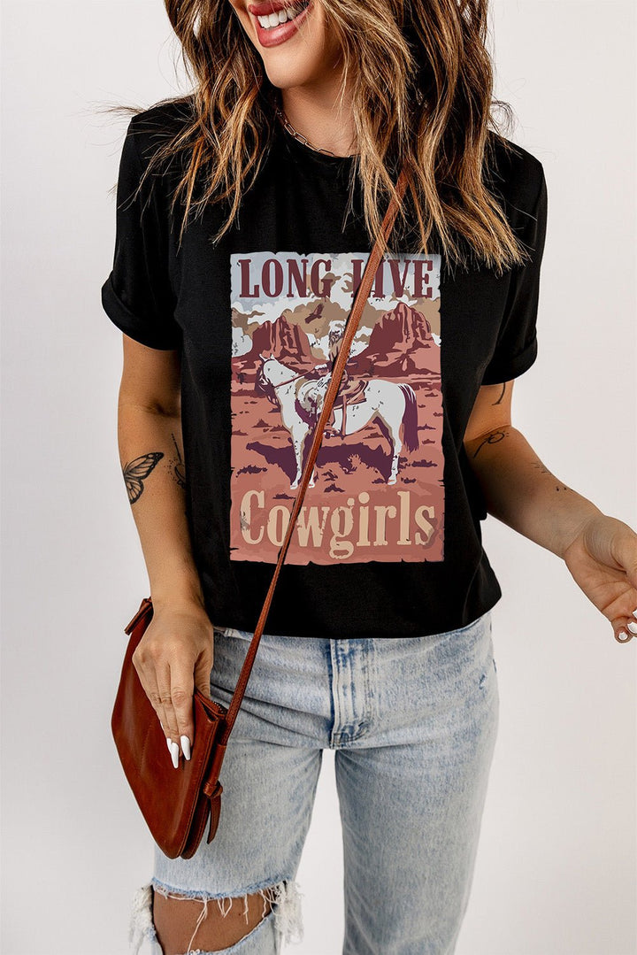 LONG LIVE COWGIRLS Graphic Tees | Nikki &amp; Co. Boutique