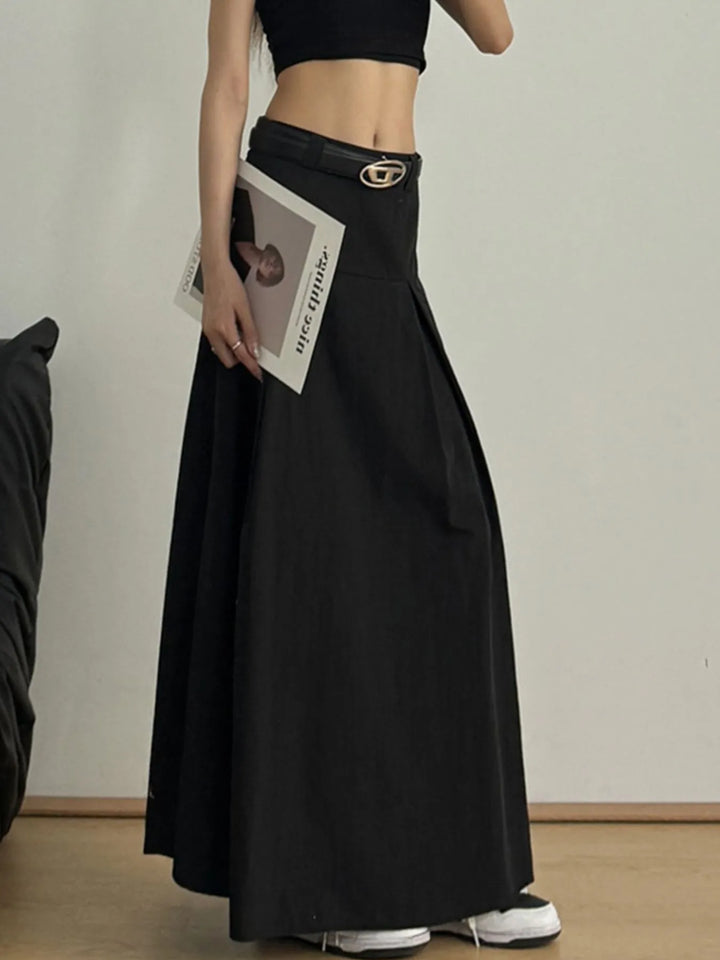 High Waist A - Line Maxi Skirt - Nikki &amp; Co. Boutique