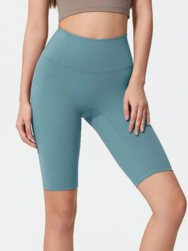 Millennia High Rise Wide Waistband Active Shorts | Nikki &amp; Co. Boutique