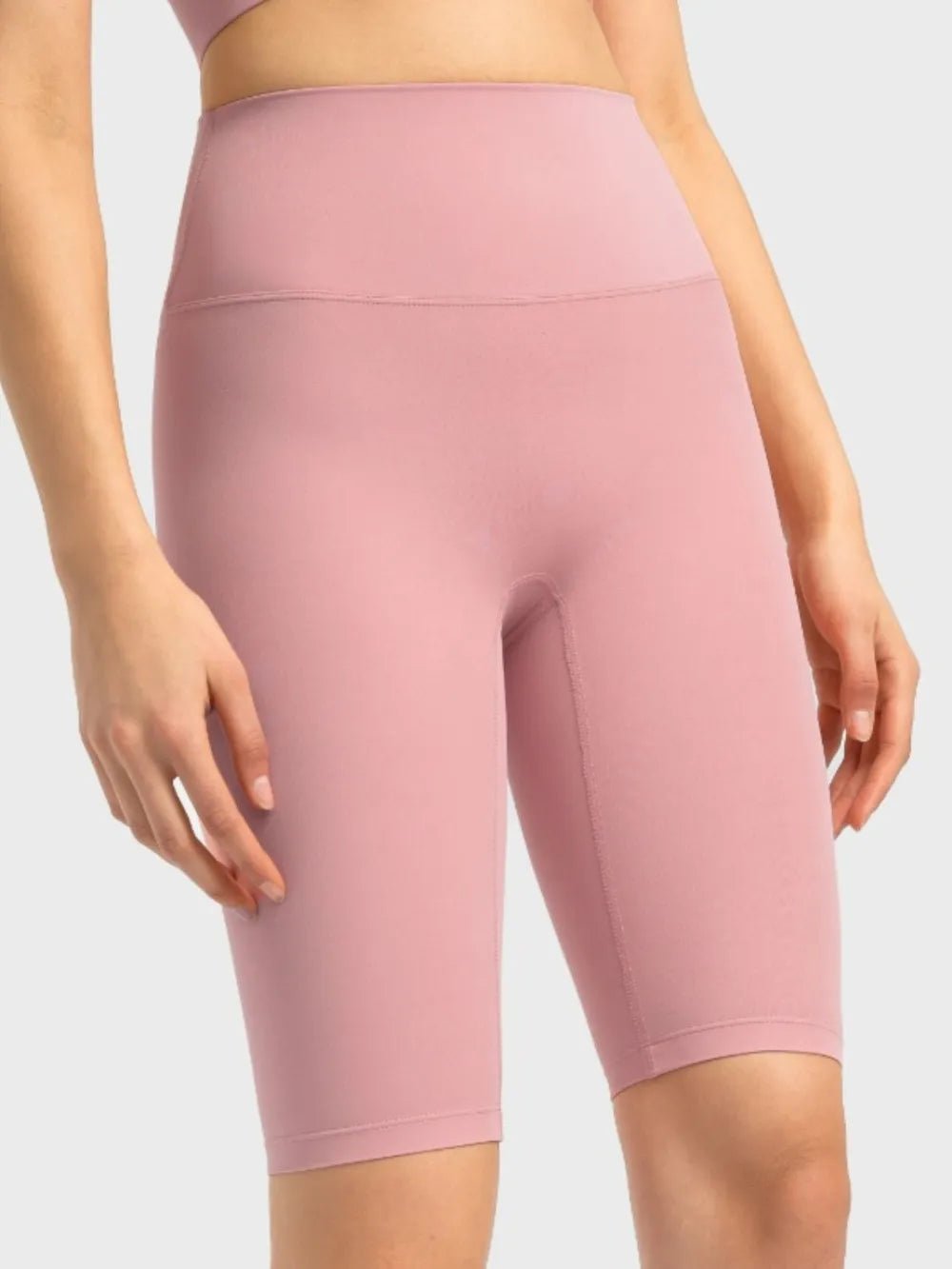 Millennia High Rise Wide Waistband Active Shorts - Nikki and Co Boutique