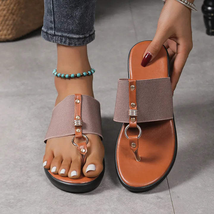 Toe Post Wedge Sandals | Nikki &amp; Co. Boutique