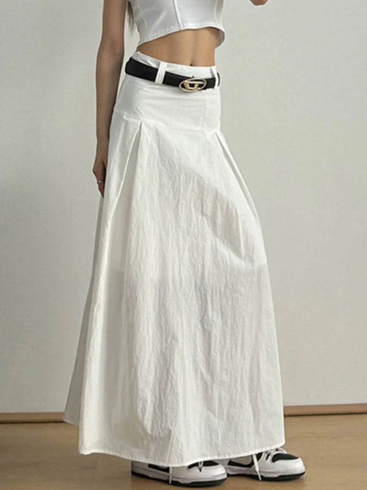 High Waist A - Line Maxi Skirt - Nikki &amp; Co. Boutique