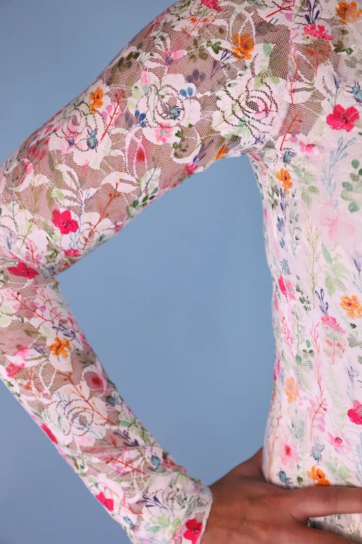 Kyle Lace Tops Spring Blooms (NP) | Nikki &amp; Co. Boutique