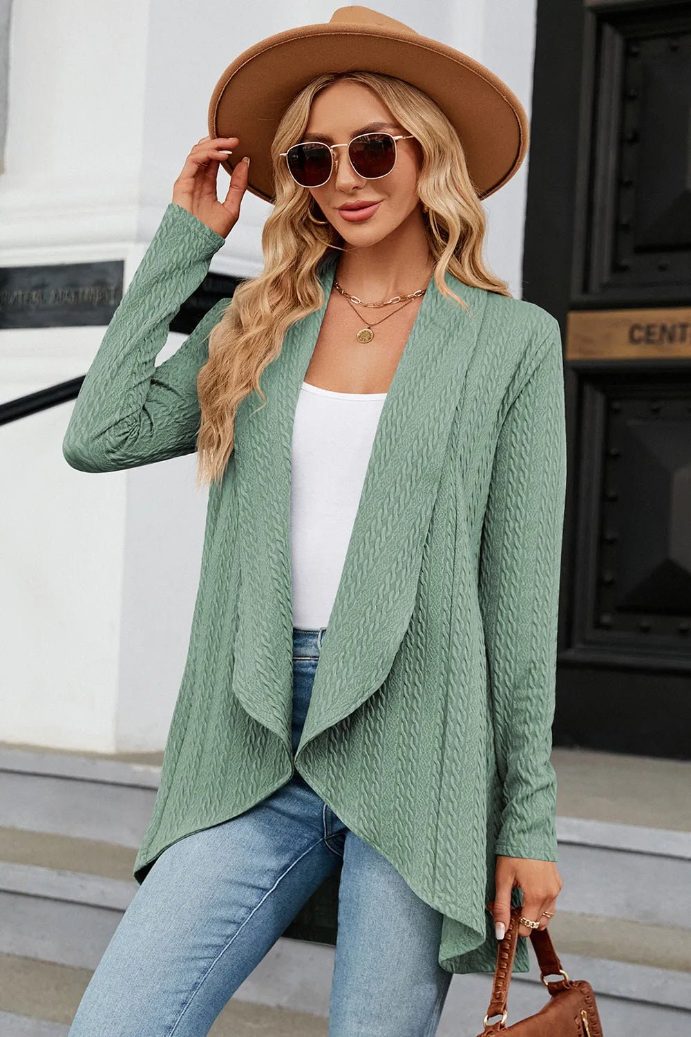 Open Front Long Sleeve Cardigan | Nikki &amp; Co. Boutique