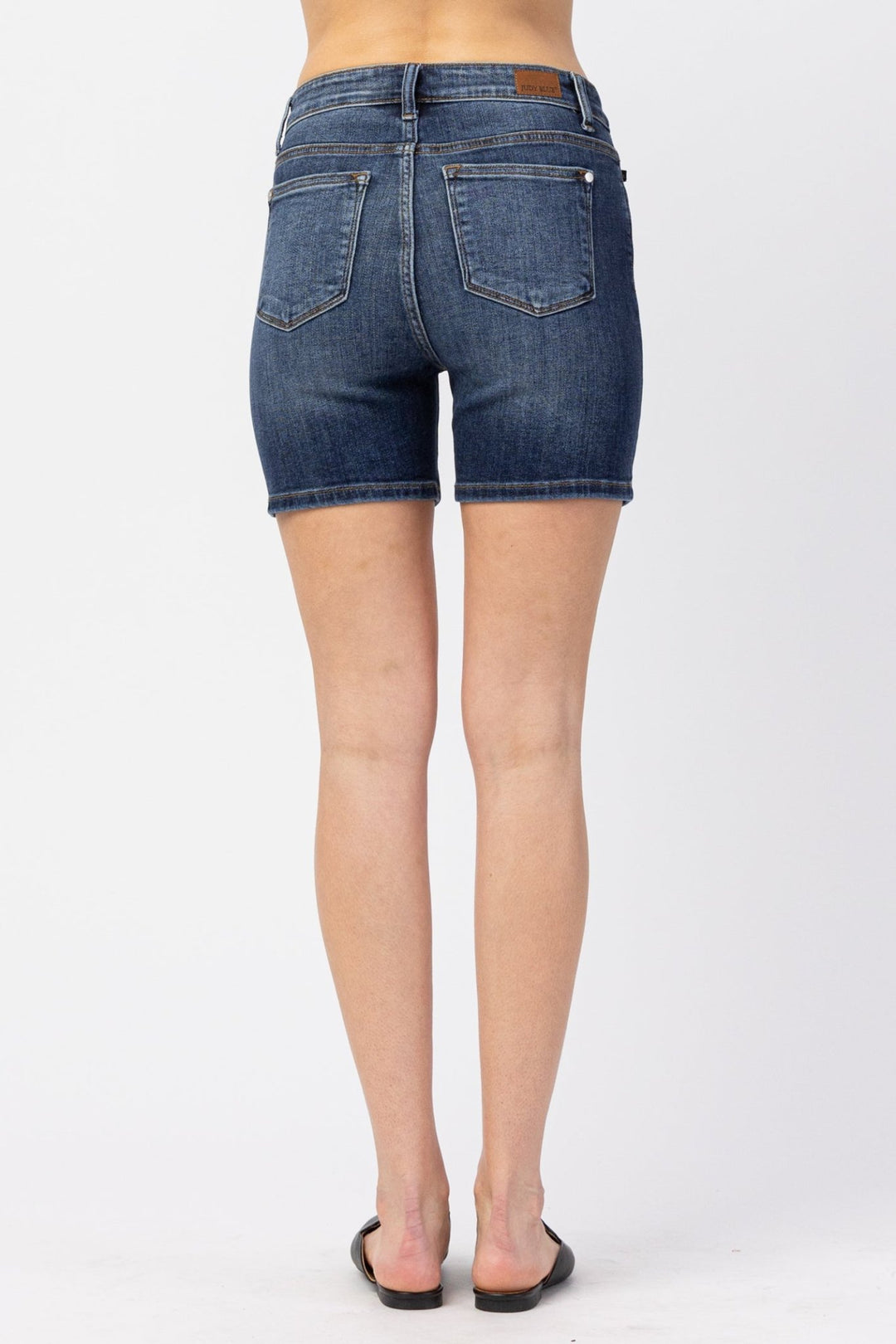 Judy Blue Hi - Rise Cuffed Bermuda Shorts - Nikki &amp; Co. Boutique