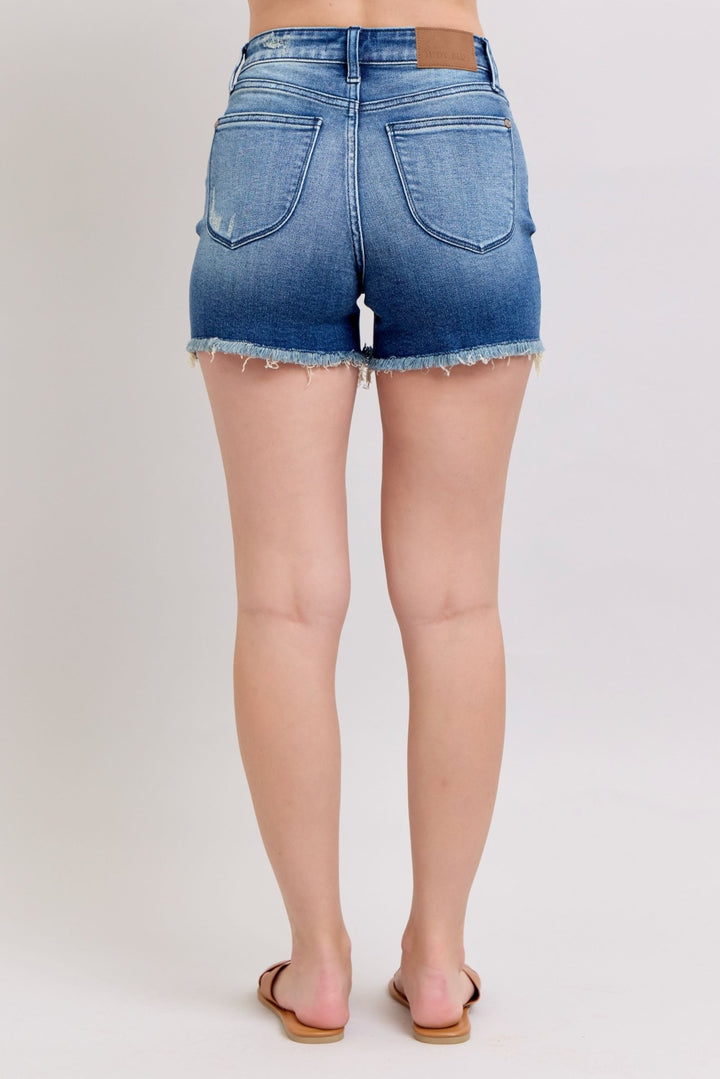 Judy Blue Jeans (NP) - High Waisted, V Front Shorts | Nikki &amp; Co. Boutique