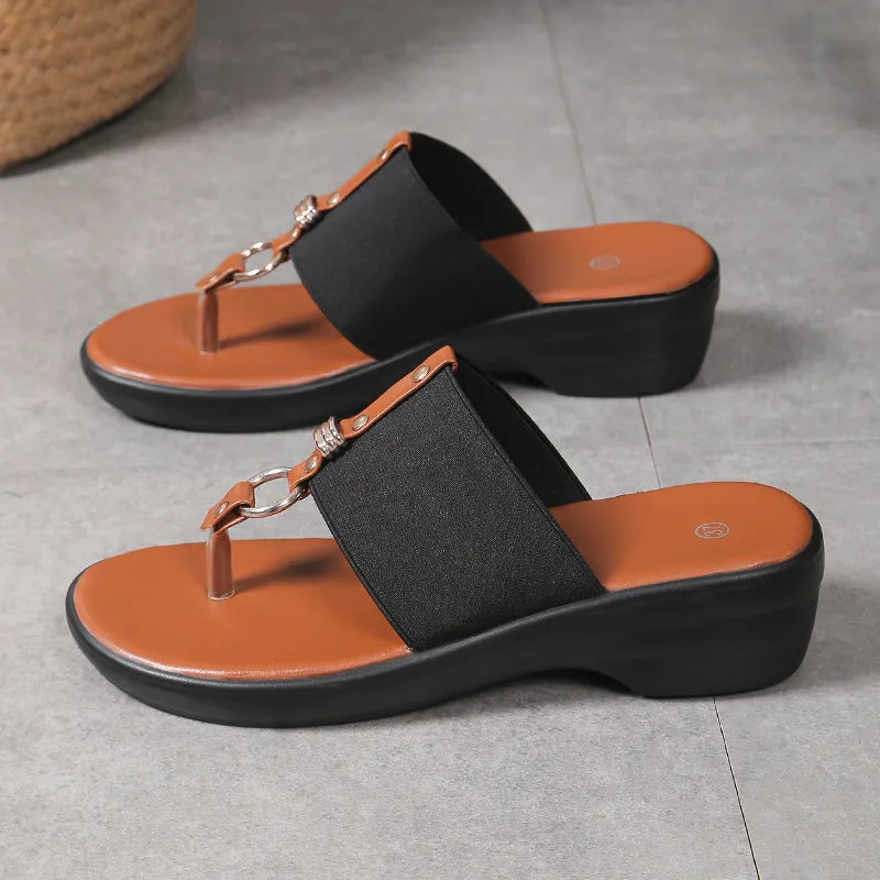 Toe Post Wedge Sandals | Nikki &amp; Co. Boutique