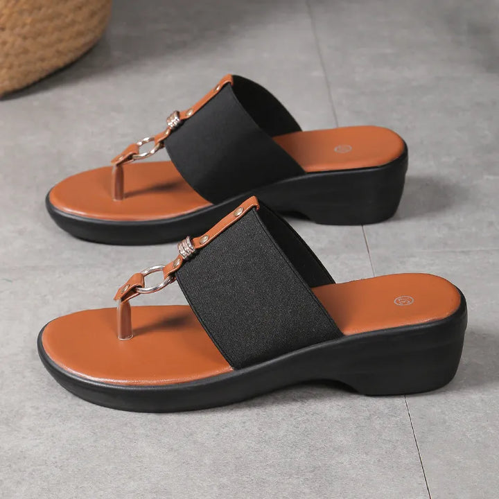 Toe Post Wedge Sandals | Nikki &amp; Co. Boutique