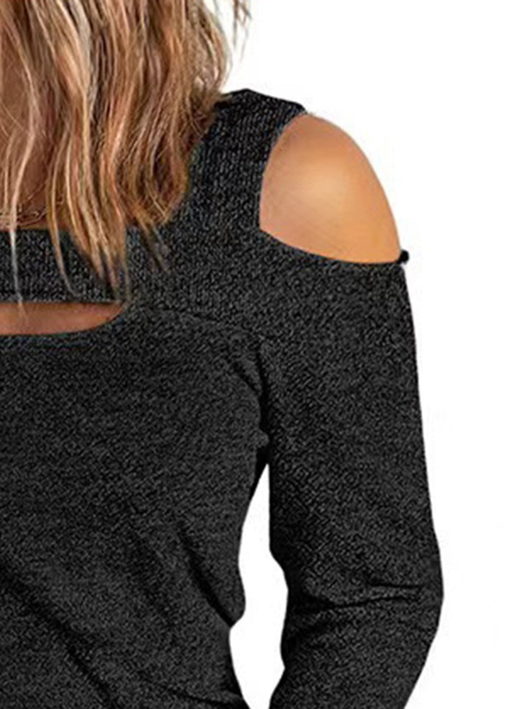 Full Size Cutout Cold Shoulder Blouse | Nikki &amp; Co. Boutique