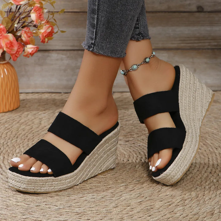 Open Toe Platform Wedge Sandals | Nikki &amp; Co. Boutique