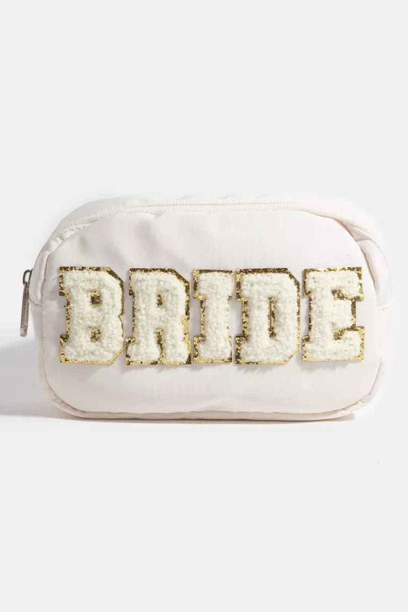Fame Fuzzy Glitter Bride Crossbody Bag | Nikki &amp; Co. Boutique