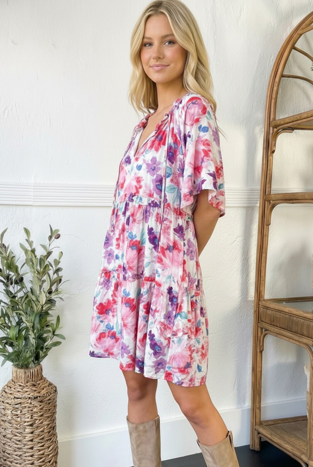 Petal Parade Tiered Dress | Nikki &amp; Co. Boutique