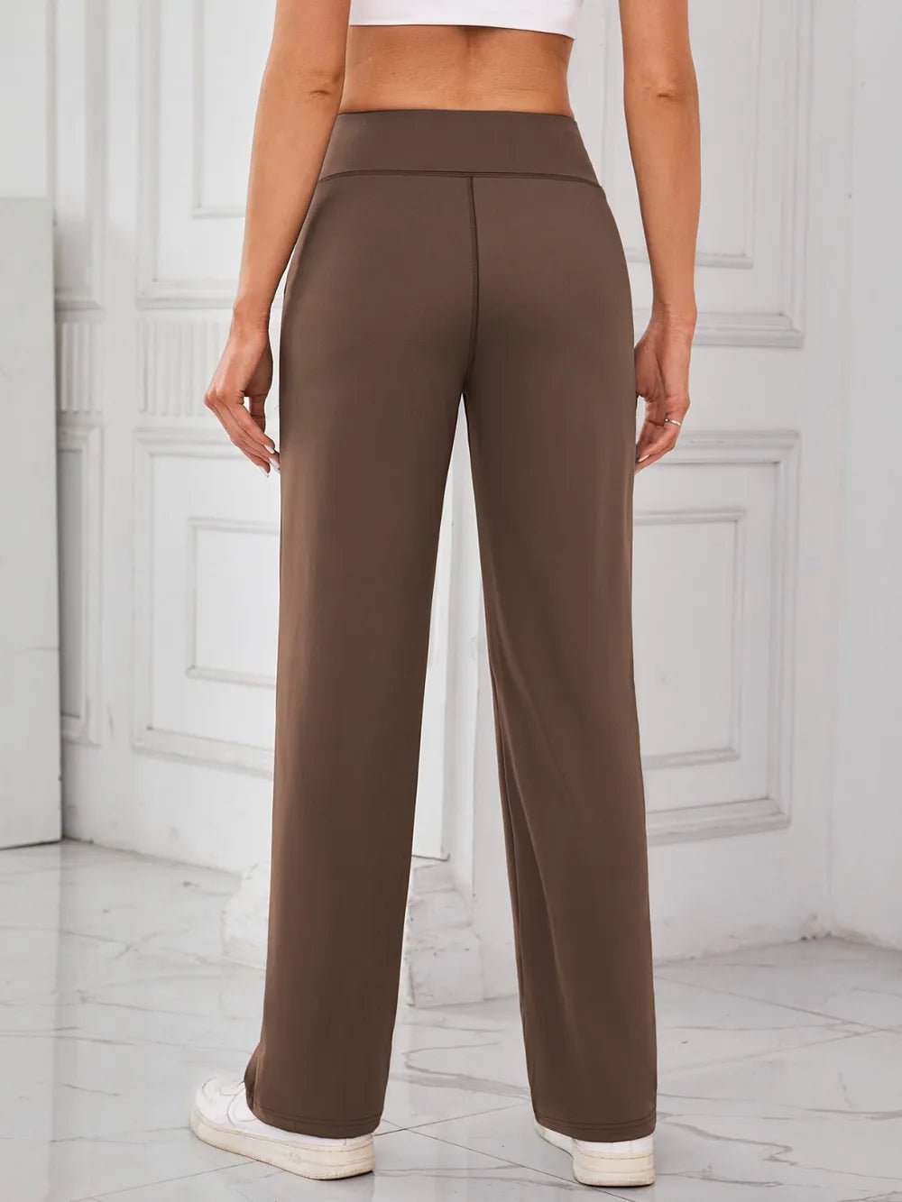 Lovelet High Waist Active Pants with Pockets | Nikki &amp; Co. Boutique