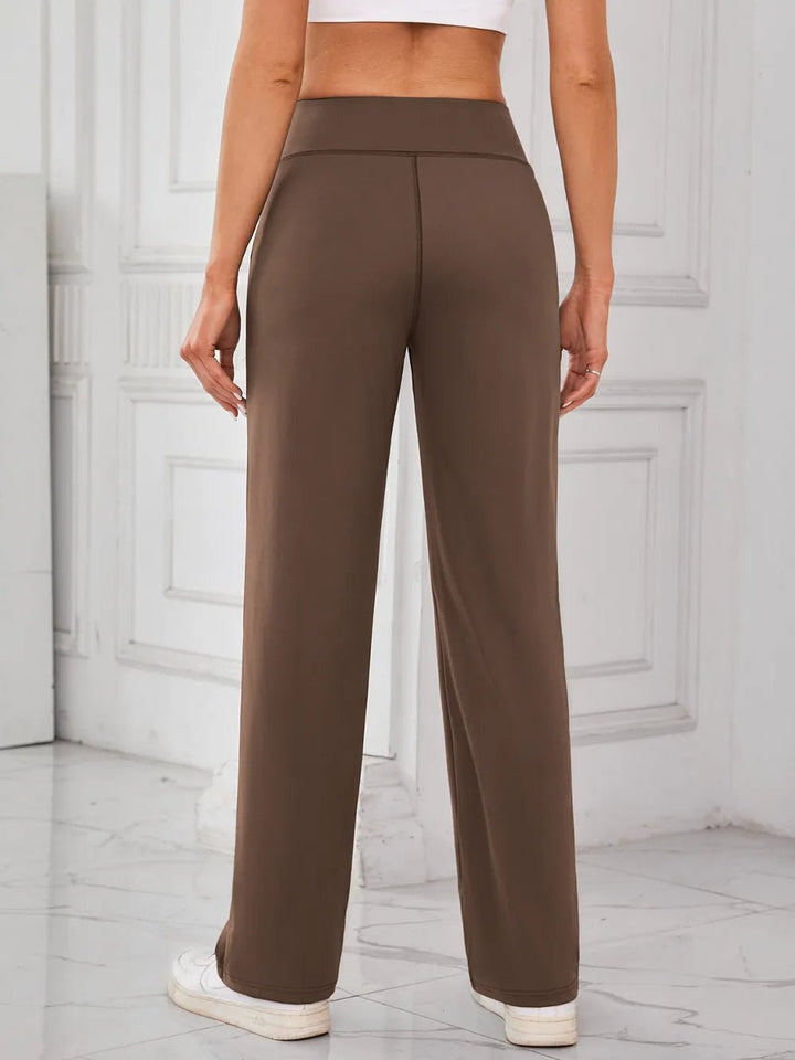 Lovelet High Waist Active Pants with Pockets | Nikki &amp; Co. Boutique