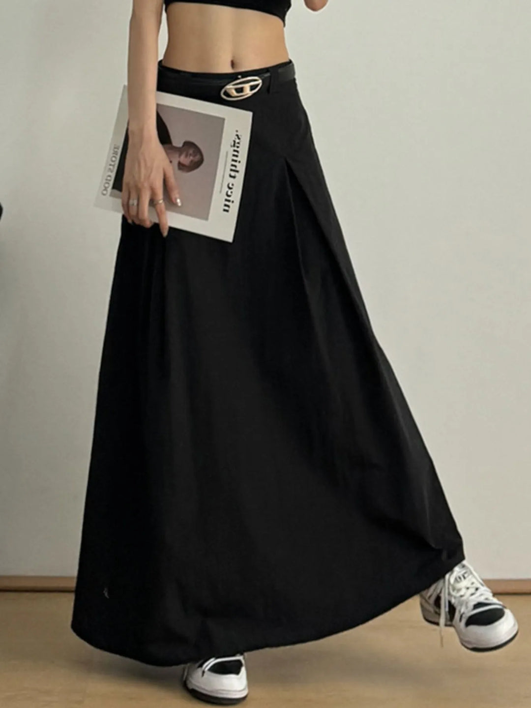 High Waist A - Line Maxi Skirt - Nikki &amp; Co. Boutique