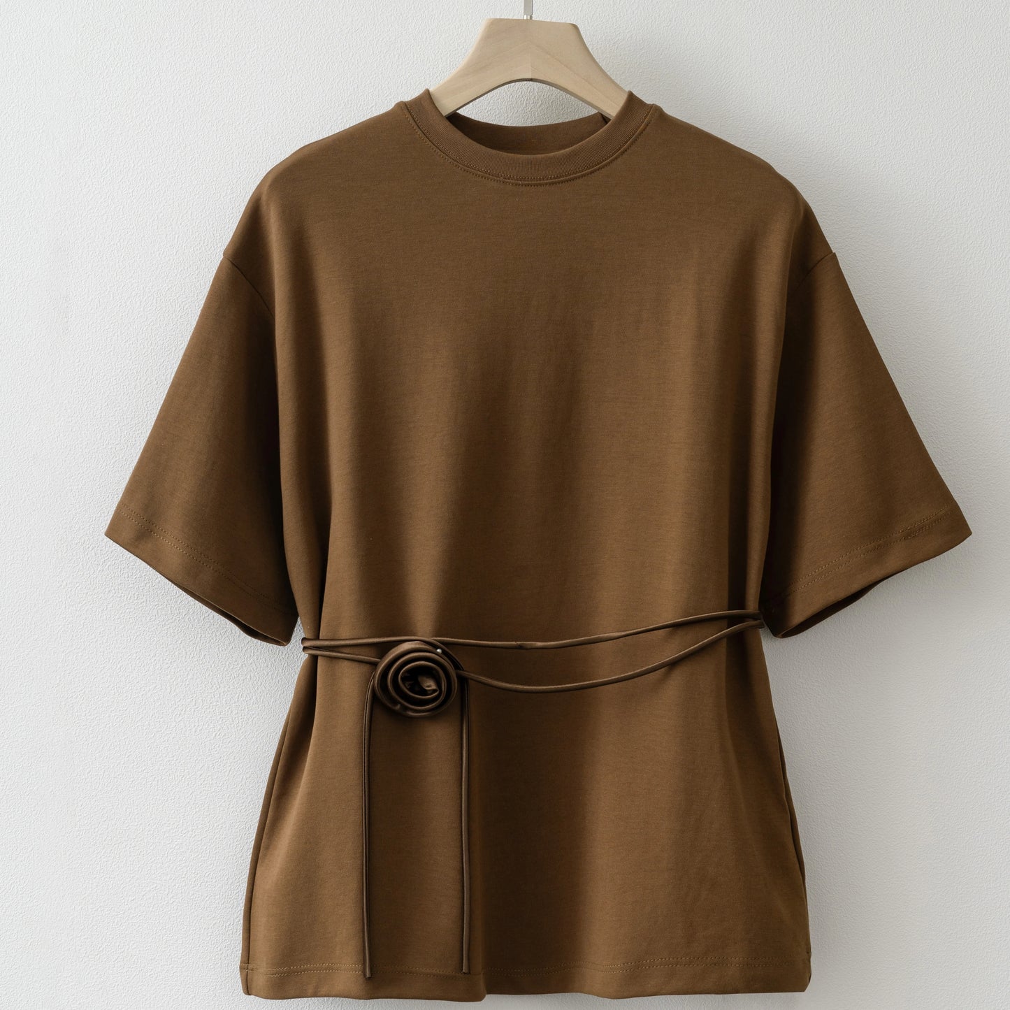 Summer Basic Yellow White Flower T shirt Top