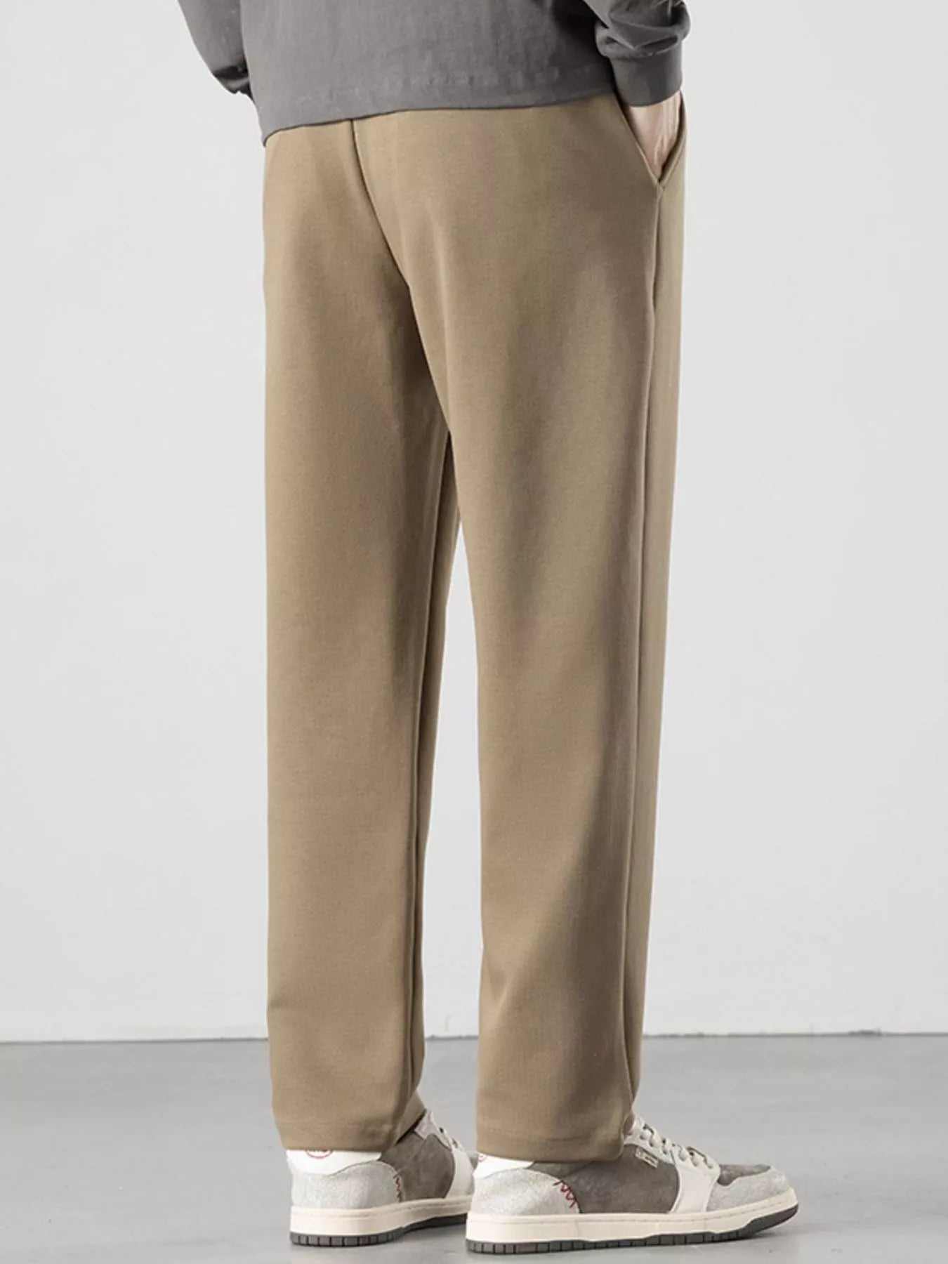 Men's Full Size Drawstring Track Pants with Relaxed Fit Plus Size - Nikki and Co Boutique