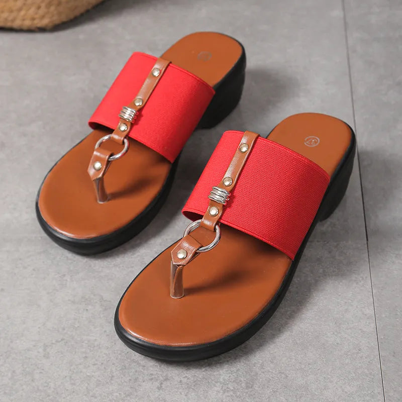 Toe Post Wedge Sandals | Nikki &amp; Co. Boutique