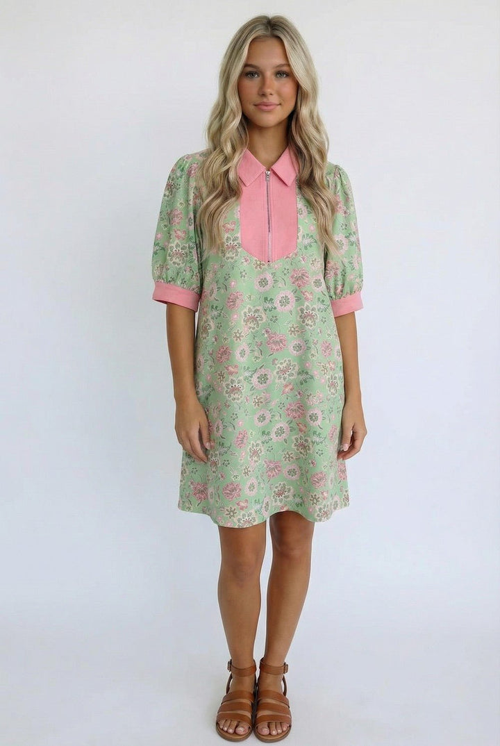 Blast From the Past Mint Blossom Dress | Nikki &amp; Co. Boutique