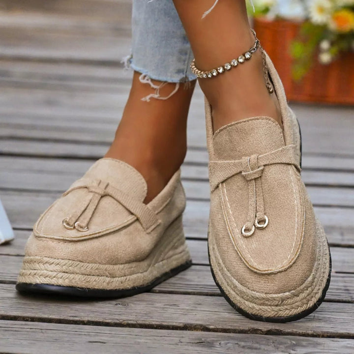 Round Toe Platform Slip-Ons | Nikki &amp; Co. Boutique