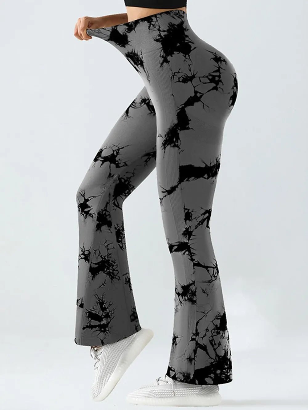 Tie - Dye High Waist Active Leggings - Nikki and Co Boutique
