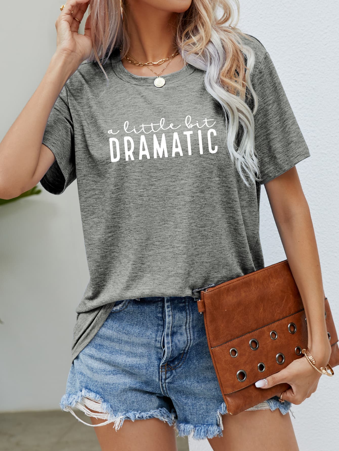 A LITTLE BIT DRAMATIC Graphic Tee - Nikki and Co Boutique