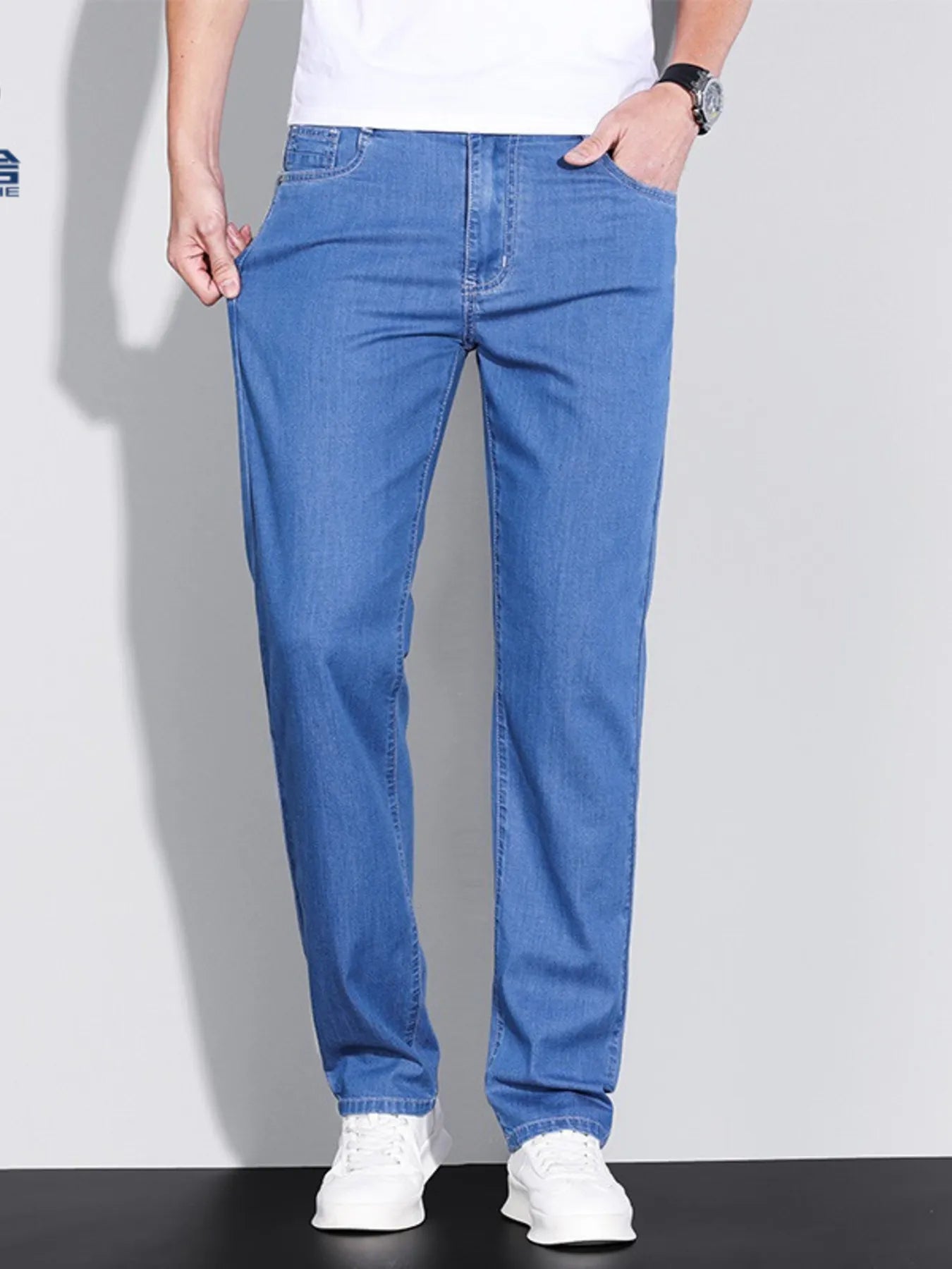 Men's Washed Straight Fit Jeans - Nikki and Co Boutique