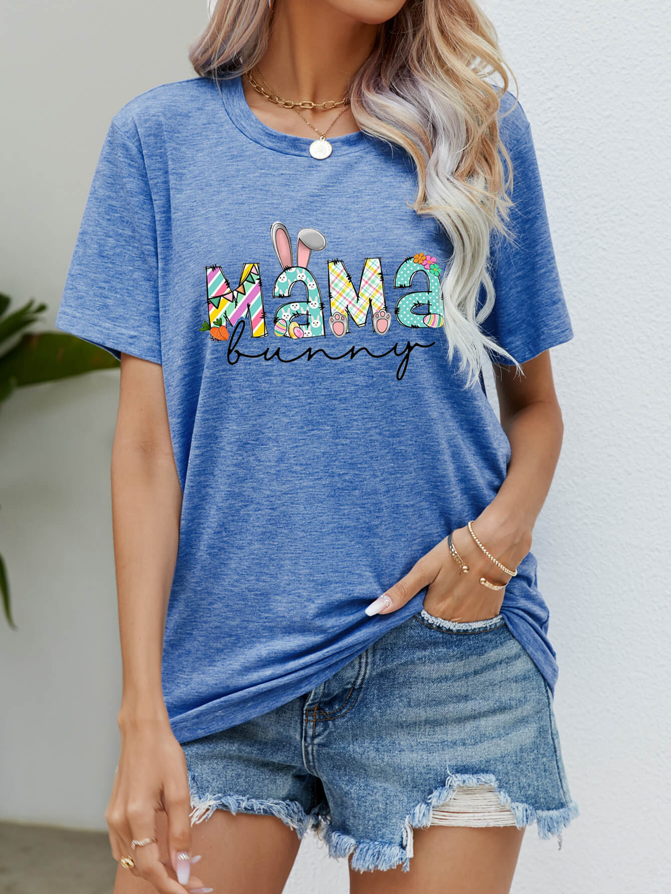 MAMA BUNNY Easter Graphic Tee - Nikki and Co Boutique
