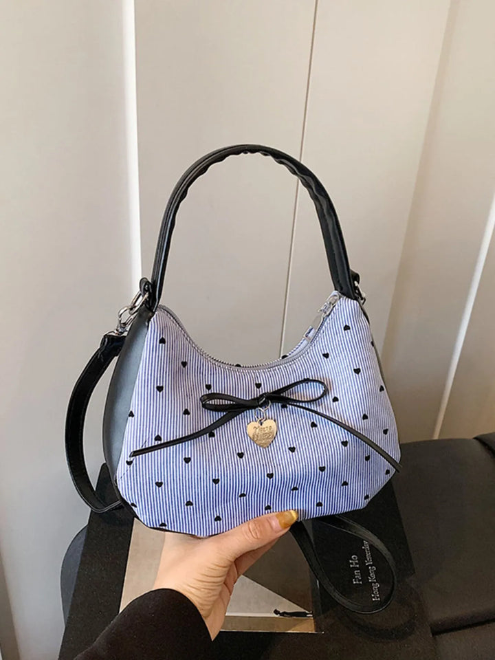 Printed Bow Shoulder Bag - Nikki &amp; Co. Boutique