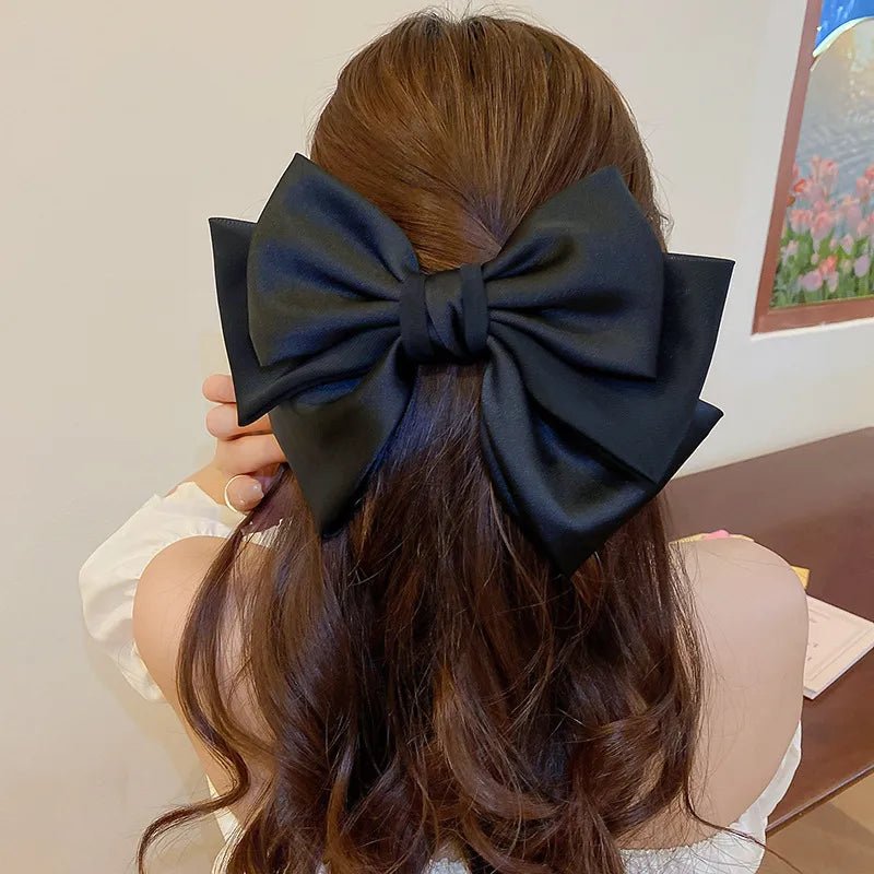 Bow Cloth Hair Clip - Nikki and Co Boutique