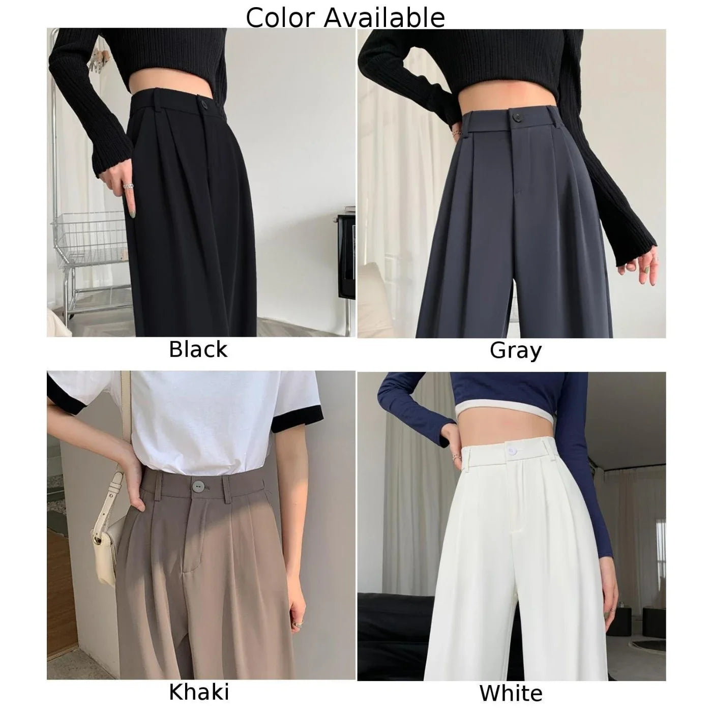 Casual Outfit Petite Womens Pants Comfortable Straight Leg Pants Comfortable Vacation Wear Home Daily Club Pants