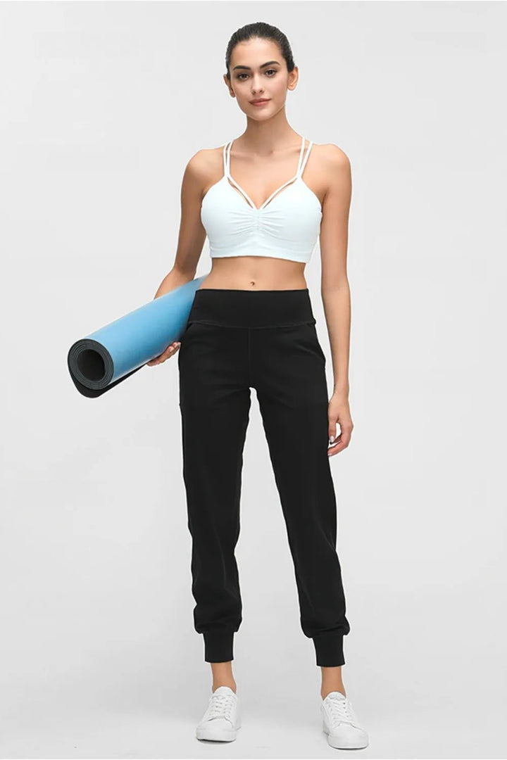 Millennia Wide Waistband Slant Pocket Pants | Nikki &amp; Co. Boutique